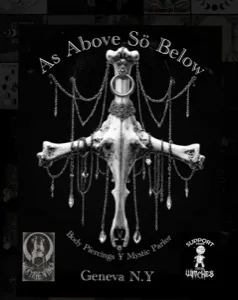 As Above Sö Below — Body Piercings & Mystic Parlor logo